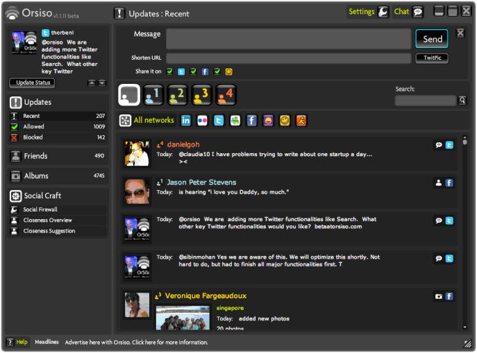 OrSiSo OrSiSo - A desktop application that helps you organize and manage your social networks.
