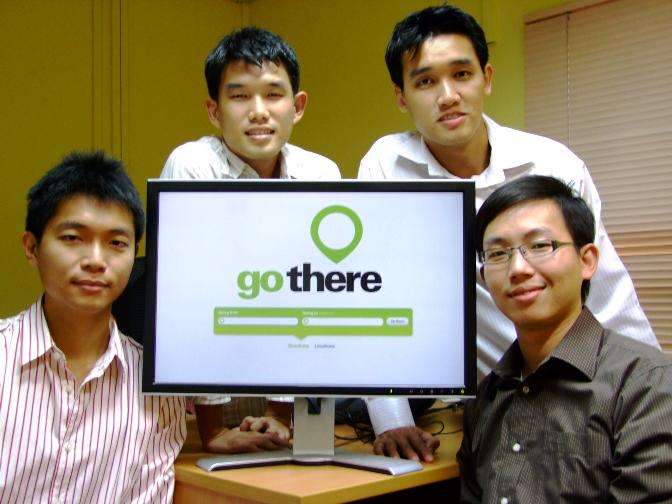 gothere_team The Gothere.sg team: (Left to right) Dominic Ee, Toh Kian Khai, Kuan Chih Yuan, and Ang Jun Han.