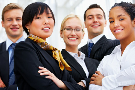 group colleagues
