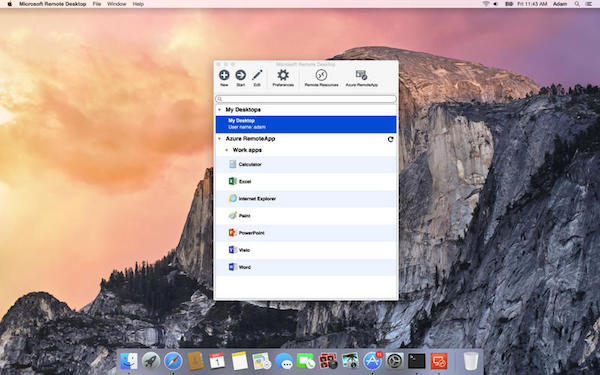 Microsoft Remote Desktop